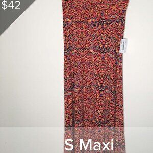 LuLaRoe Maxi skirt S NWT multicolored
